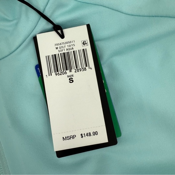 Ralph Lauren RLX Men’s Size Small 1/4 zip Soft aqua pullover shirt top NWT - Picture 9 of 11